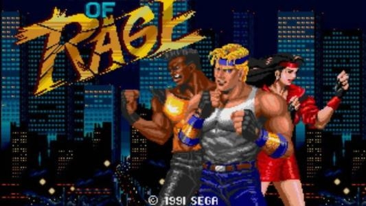 Streets of Rage titlescreen