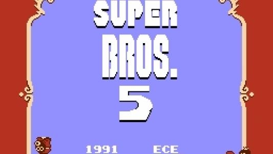 Super Bros 5 titlescreen