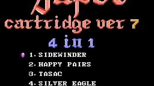 Super Cartridge (Version 7) 4 in 1 titlescreen