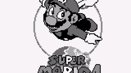 Super Mario 4 titlescreen