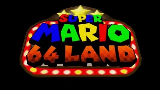 Super Mario 64 Land titlescreen