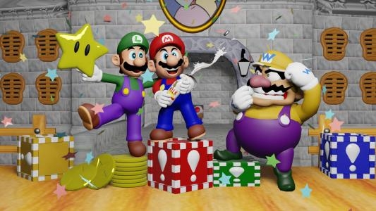 Super Mario 64 Render96 fanart