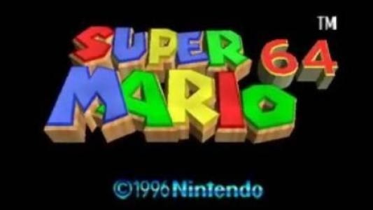 Super Mario 64 titlescreen