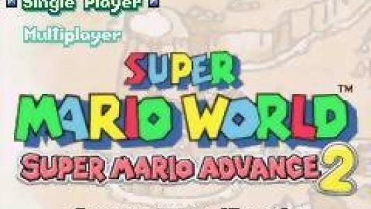 Super Mario Advance 2: Super Mario World titlescreen
