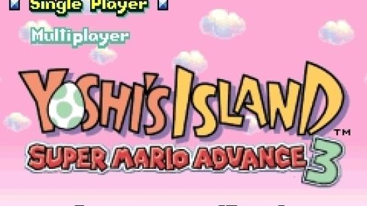 Super Mario Advance 3: Yoshi's Island titlescreen