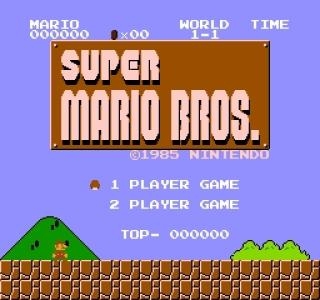 Super Mario All Stars titlescreen