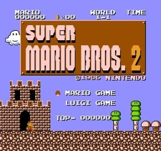 Super Mario All Stars titlescreen