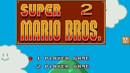 Super Mario Bros. 2 1998 titlescreen