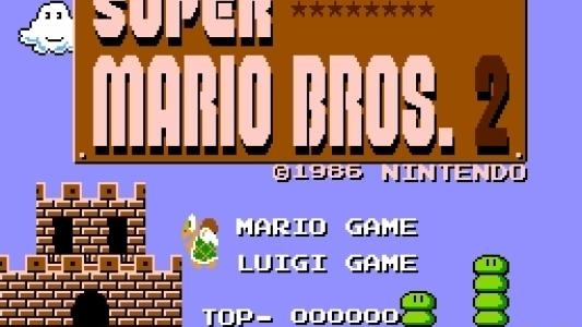Super Mario Bros. 2j titlescreen