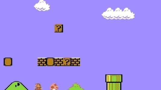 Super Mario Bros C64 screenshot