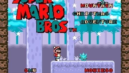 Super Mario Bros - Merry Mountain Christmas Adventure titlescreen