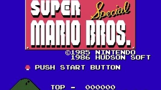 Super Mario Bros. Special - 35th Anniversary titlescreen