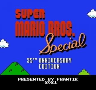 Super Mario Bros. Special - 35th Anniversary titlescreen