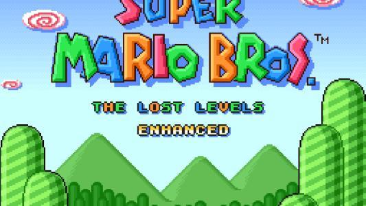 Super Mario Bros: The Lost Levels Enhanced titlescreen