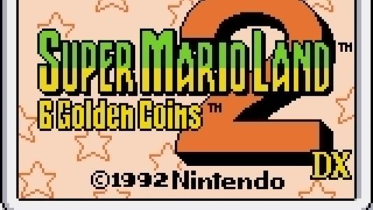 Super Mario Land 2 DX titlescreen