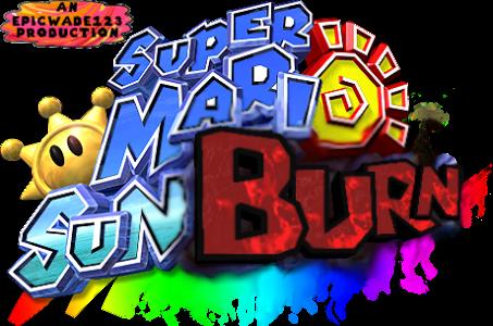 Super Mario Sunburn clearlogo