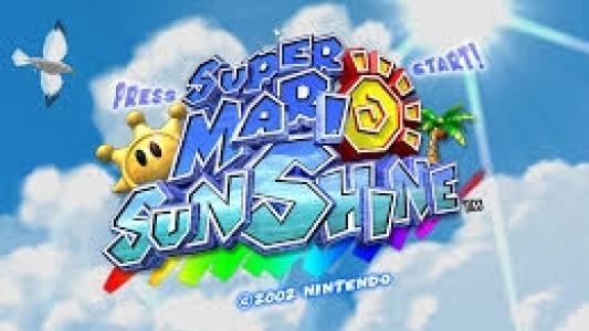 Super Mario Sunshine [Player's Choice] titlescreen