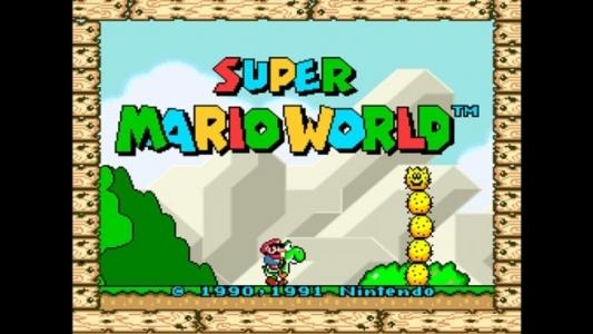 Super Mario World titlescreen