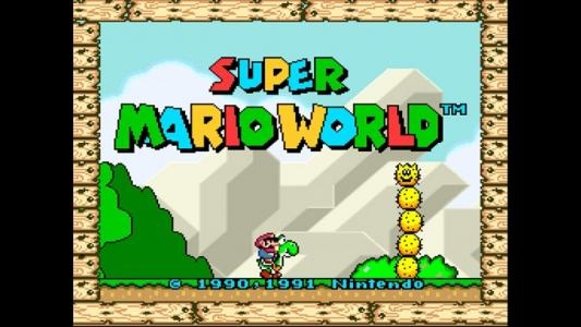 Super Mario World titlescreen