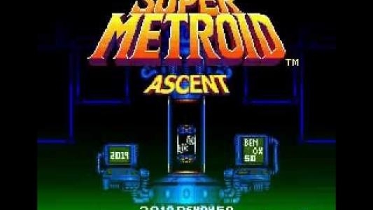 Super Metroid: Ascent titlescreen