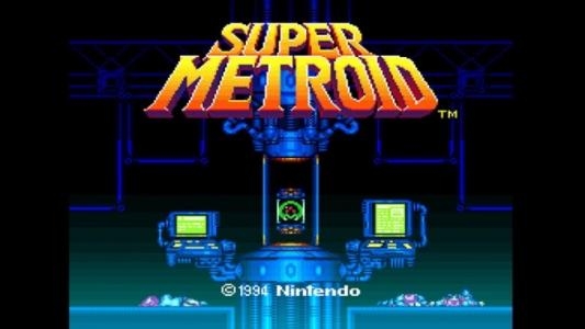 Super Metroid titlescreen