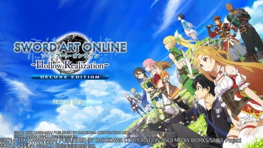 Sword Art Online: Hollow Realization - Deluxe Edition titlescreen