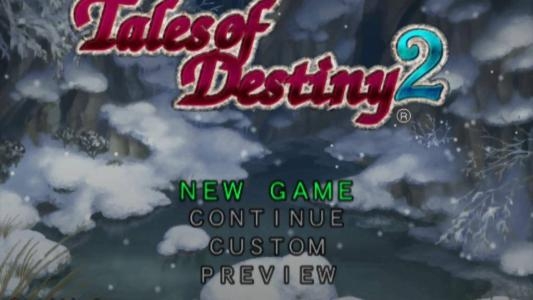 Tales of Destiny 2 titlescreen