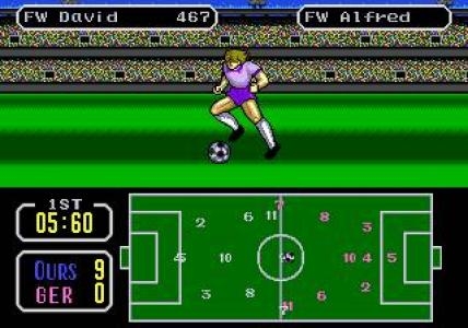 Tecmo Cup Football Game screenshot