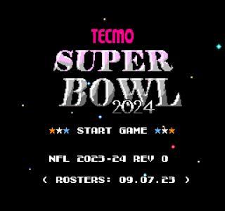 Tecmo Super Bowl 2024 banner
