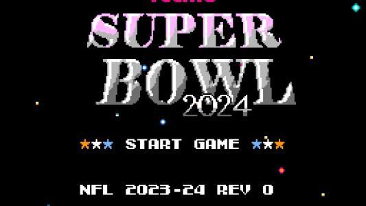Tecmo Super Bowl 2024 titlescreen