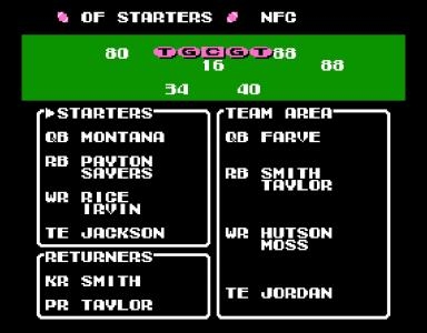 Tecmo Super Bowl Alltime Greats screenshot