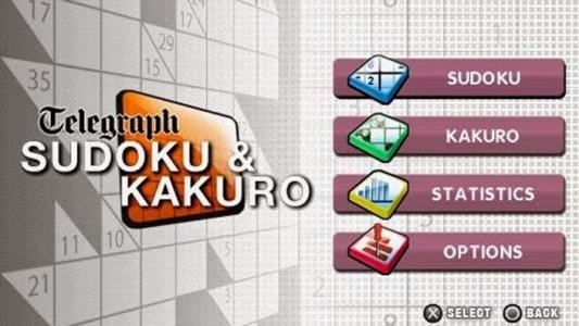 Telegraph Sudoku & Kakuro titlescreen