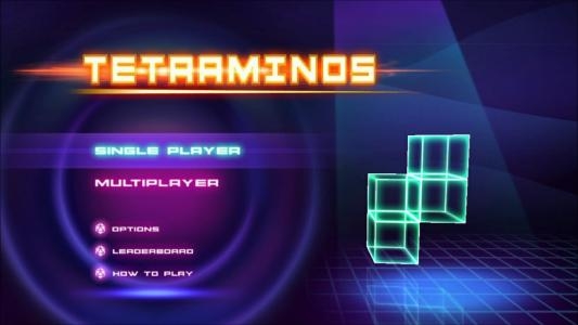 Tetraminos titlescreen