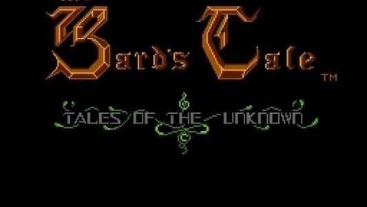 The Bard's Tale titlescreen