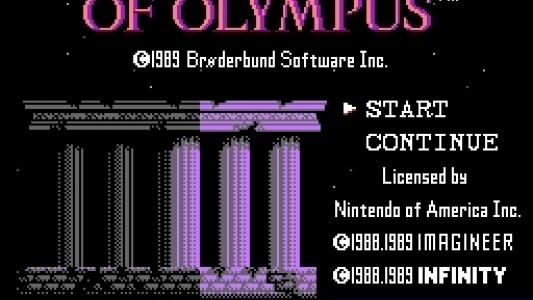 The Battle of Olympus titlescreen