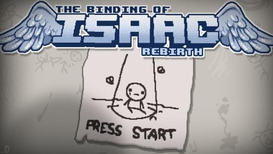 The Binding of Isaac: Rebirth titlescreen