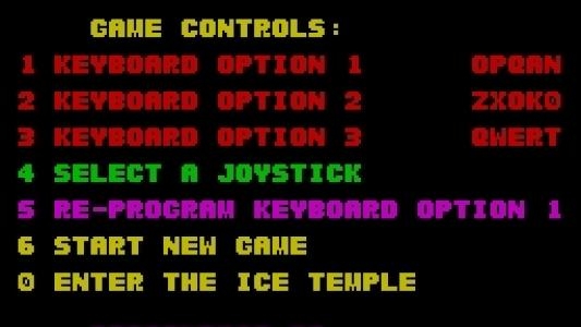 The Ice Temple titlescreen