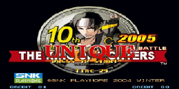 The King of Fighters 10th Anniversary 2005 Unique clearlogo