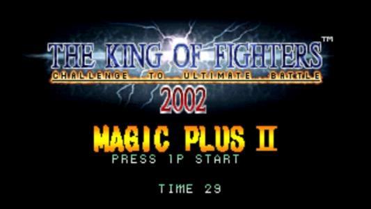 The King of Fighters 2002 Magic Plus II titlescreen