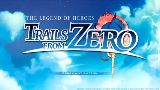 The Legend of Heroes: Trails from Zero [Limited Edition] titlescreen