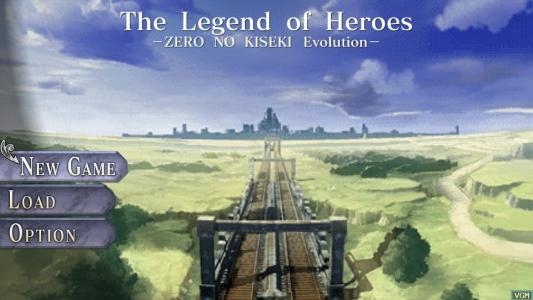 The Legend of Heroes: Zero no Kiseki Evolution titlescreen