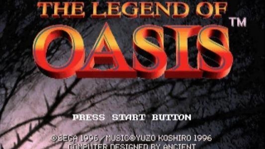The Legend of Oasis titlescreen