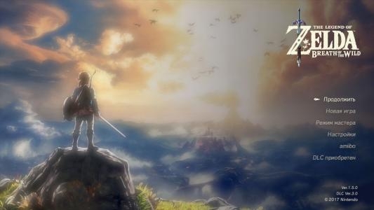 The Legend of Zelda: Breath of the Wild titlescreen