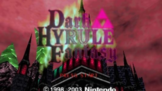 The Legend of Zelda: Dark Hyrule Fantasy titlescreen