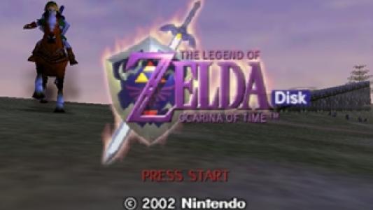 The Legend of Zelda: Expansion Disk titlescreen