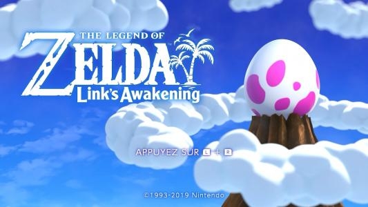 The Legend of Zelda: Link's Awakening titlescreen