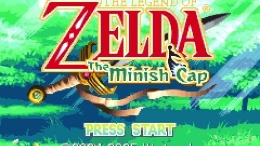 The Legend of Zelda The Minish Cap titlescreen