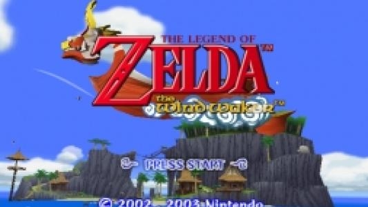 The Legend of Zelda: The Wind Waker [Player's Choice] titlescreen