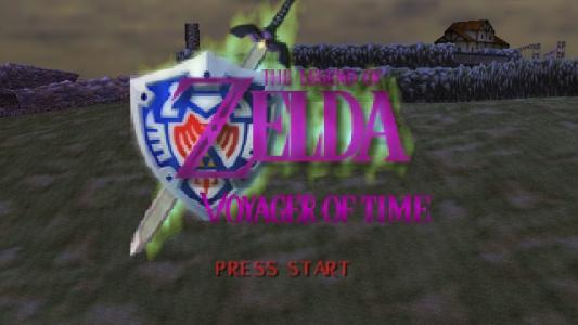 The Legend of Zelda: Voyager of Time titlescreen