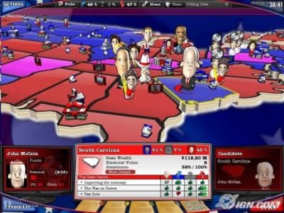 The Political Machine 2008 screenshot